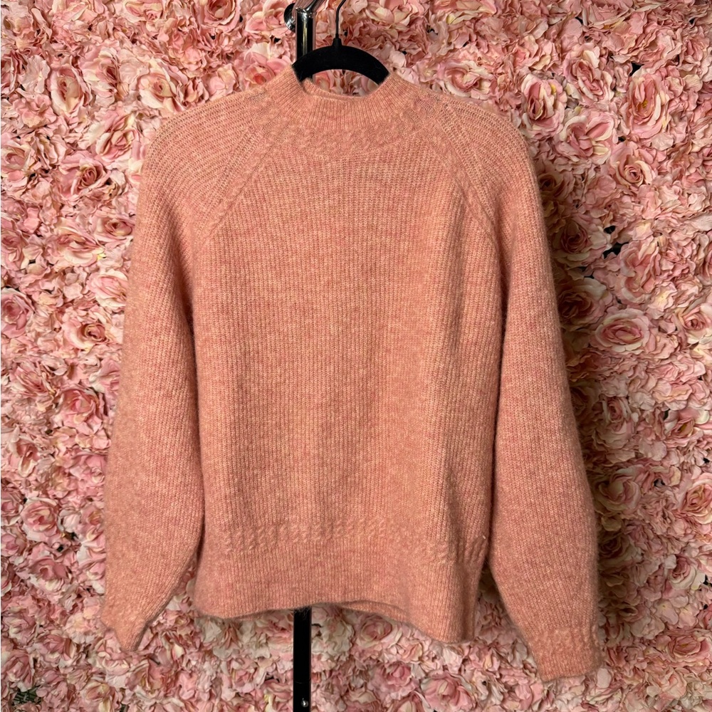 Sézane Otis Sweater in Blush - size M